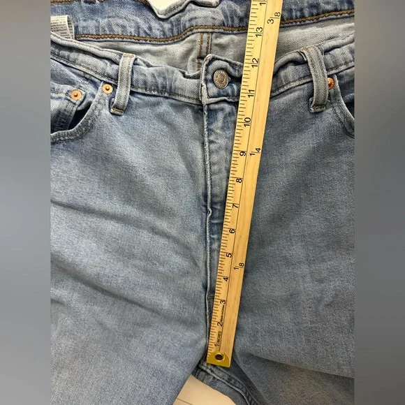 Levis 550 Men’s Size 40x30 Relaxed Fit Straight Denim Blue Jeans Cotton - Picture 11 of 12